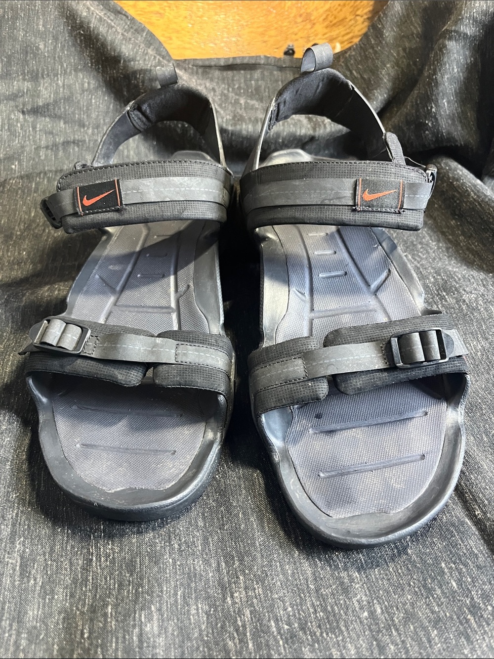 Nike Men’s ACG All TRAC Black and Dark Gray Adjustable Sport Sandals